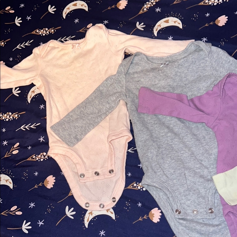 Kids One Piece Set - Pink, Gray, Green and Purple